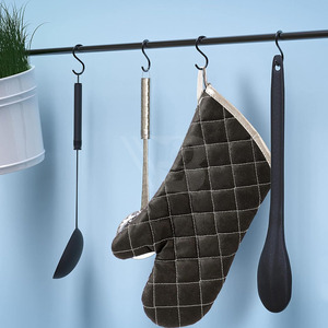 Gants de barbecue en coton imprimé très résistants à la chaleur pour four et grillades – Nouveauté très demandée - Product Image 6