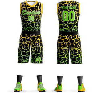 Ensemble de basketball personnalisé par sublimation, respirant, sans manches, uniforme d'équipe, short, impression par transfert thermique, protection UV, prix abordable - Product Image 6