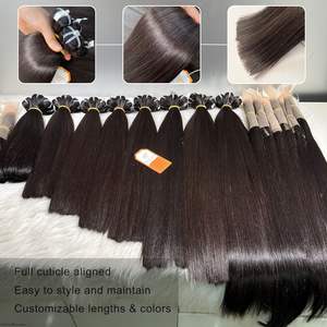 ผมต่อแบบมนุษย์ผมคนเวียดนามเลมี่100% ราคาขายส่ง - Product Image 5