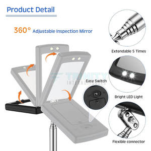 Miroir buccal de qualité supérieure en acier inoxydable pour dentistes - Product Image 5