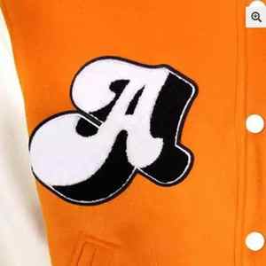 Blousons universitaires pour hommes à col montant, personnalisables, avec manches en cuir, produit fiable, tendance mode - Product Image 6