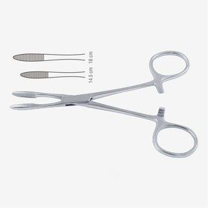 Professional 8\" Rochester Pean Forceps Stainless Steel Veterinary Surgical <b>Clamps</b> Manual Hemostatic Instrument for Veterinary - Product Image 2