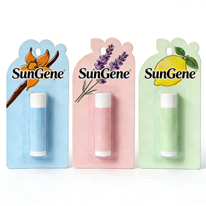 Boîte d'emballage cylindrique de luxe holographique vide pour baume à lèvres, avec revêtement UV, en papier couché, pliable, tube brillant, recyclable, vente en gros - Product Image 2