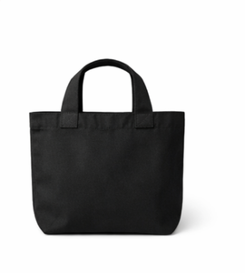 Custom Logo Printed Cotton Tote <b>Bag</b> Small Handle Shopping Canvas <b>Bag</b> <b>Medium</b> Size Daily Use Black Color <b>BAG</b> - Product Image 5