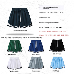 Pantalones Cortos de Baloncesto de Secado Rápido al por Mayor de Fábrica para Hombre y Mujer, Pantalones Deportivos Casuales de Lona Sólida sin Superposición - Product Image 3