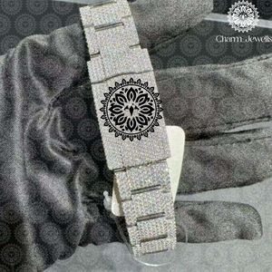 Reloj de Cristal de Lujo para Mujer Charm Jewells, Analógico de Cuarzo, Correa de Acero Inoxidable, Esfera Redonda de 38 mm, Estilo Joyería de Moda - Product Image 5