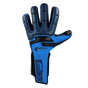 Gants de gardien de but de football sur mesure de haute qualité, avec impression en silicone sur le dos et contact Letax sur la paume avant, coupe négative professionnelle - Product Image 2