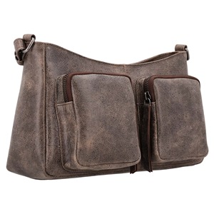 <b>Men</b> Genuine Leather Crossbody Messenger <b>Bag</b> with Zipper Closure for Tablet-Durable for Travelling Daily Use & <b>Work</b> - Product Image 6