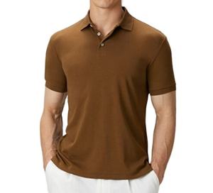 Vente de gros Fabricant personnalisé 100% double coton mercerisé pour hommes pour T-shirts polo Pull-over T-shirt tricoté - Product Image 2