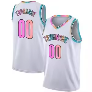 Camiseta de baloncesto verde personalizada, cuello en V, sin mangas, estampado sublimado, absorbe la humedad, unisex, para adultos, nombre del equipo, número 00 - Product Image 4