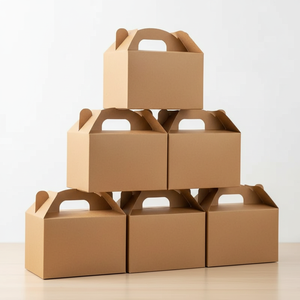 Pochettes en carton kraft jetables du Vietnam, en matériaux recyclés, avec fermeture magnétique, doublure plastique et pelliculage brillant, pour produits frits - Product Image 6