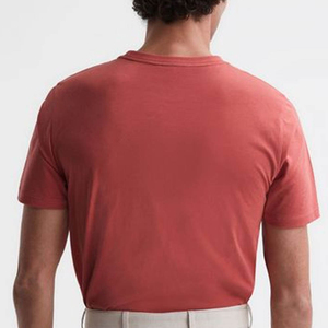 Camisetas Casuales de Manga Corta con Cuello Redondo para Hombre, 100% Algodón, Tela de Lona, Transpirables, de Secado Rápido, Corte Regular, Diseño Liso - Product Image 3