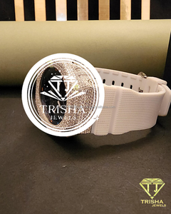 Luxury Iced Out VVS Moissanite <b>Diamond</b> <b>Watch</b> 925 Sterling Silver Designer Statement Timepiece - Product Image 2