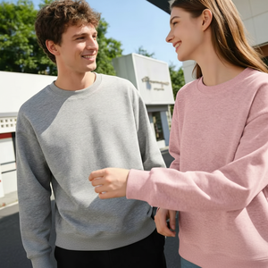 Sweat-shirt à épaules tombantes pour homme, coton lourd de qualité supérieure, style streetwear oversize - Product Image 4
