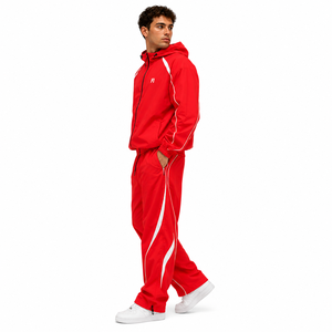 Men 2-Piece Pleated Nylon Custom Breathable <b>Running</b> Suit UV Light <b>Reflective</b> Windbreaker Sport suit Winter Casual men's <b>jackets</b> - Product Image 3