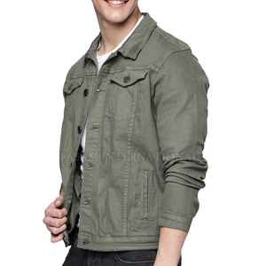 Bulk Quantity Custom Logo Jeans Winter <b>Jacket</b> Oem Service Jeans <b>Jacket</b> Latest Style <b>Men</b> Jeans <b>Jacket</b> - Product Image 1