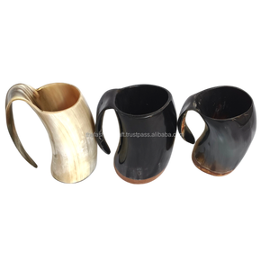 Cuerno Vikingo Hecho a Mano, Taza de Cerveza de Cuerno de Buey Natural, Jarra Nórdica Medieval, Regalo Rústico Personalizado al por Mayor, Decoración Coleccionable - Product Image 5