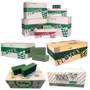 Buena Elección de decoraciones para el hogar Ofertas calientes Marca Flotex/ Iris/Tulipa Espuma Floral húmeda para arreglo floral Forma de Cruz - Product Image 1