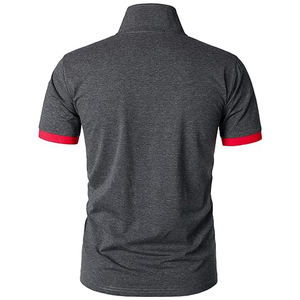 Logotipo bordado personalizado para hombre de manga corta para Polo sólido puede imprimir Golf deporte venta al por mayor tela de lona - Product Image 6