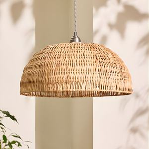 Lámpara de Mimbre en Oferta, Lámpara Colgante Rústica Moderna Tradicional para Interiores de Hotel, Vietnam - Product Image 5