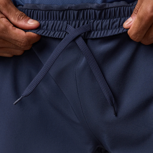 Pantalones Cortos Deportivos para Hombre, Color Azul Marino, con Abertura Lateral, Cintura Elástica con Cordón, para Gimnasio, Entrenamiento, Running, Ropa Deportiva Ligera - Product Image 6
