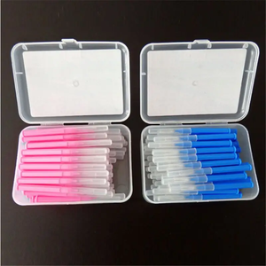 Plastic Dental Flosser with Interdental Brush <b>Toothpick</b> Cleaner for Braces Oral Hygiene Care - Product Image 2