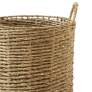 High Demand Eco-Friendly <b>Seagrass</b> Handwoven Rustic Storage <b>Basket</b> Wholesale Manufacturer Custom Design Vietrustic for Storage - Product Image 2