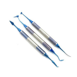Spatule manuelle réutilisable 6-en-1 en acier inoxydable de haute qualité pour composite dentaire, certifiée CE ISO JS-FI-003, garantie 1 an, chirurgicale - Product Image 1