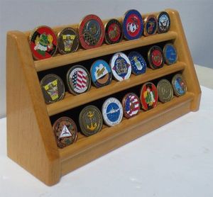 Handmade Eco-Friendly Wooden Coin Display <b>Box</b> Multi-layer wood coin display holder By <b>Floral</b> Design - Product Image 5