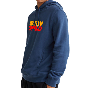 Sweat à capuche d'hiver en molleton technique 100 % coton épais de haute qualité pour hommes, avec logo personnalisé imprimé, vente en gros 2025 - Product Image 3