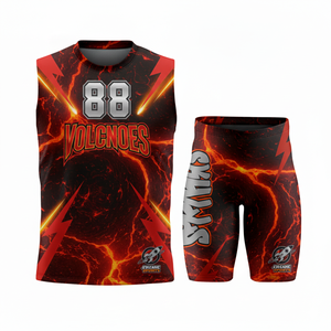 Custom 7v7 Fully Sublimated Football Uniform Set New Design Flag Uniforms for Youth Breathable and Comfortable - Product Image 3