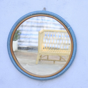 Best Selling Rattan Mirror <b>Decorative</b> <b>Wall</b> Mirror Wicker Mirror for Livingroom Bedroom <b>Decoration</b> Made in Vietnam Wholesale - Product Image 3