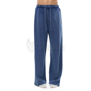 <b>Men</b>’s <b>Elastic</b> Waist <b>Trousers</b> with Adjustable Drawstring Soft Fabric for Relaxed Fit Home & Casual Wear - Product Image 5