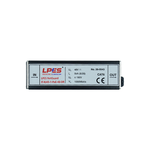 100Mbps RJ45 Ethernet Surge Protector 24V PoE Inline LAN Lightning Protection Network Data <b>Line</b> Interface Module Unit - Product Image 1