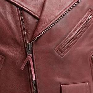 Gilet de moto en cuir ciré vieilli pour homme, coupe classique, style motard, équipement de conduite Cafe Racer, sans manches - Product Image 4