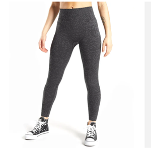 Leggings de sport respirants pour femmes, taille haute élastique, imprimé simple et coloré - Product Image 6