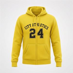 Sudadera Deportiva Personalizada con Cierre, Nombre, Número, Logotipo, Equipos, Escuelas, Ligas, Ropa Deportiva Informal de Alta Calidad, Color Personalizado - Product Image 1