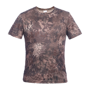 เสื้อเชิ้ตลำลอง FITLER SPORTS ปรับแต่งพิเศษ ขายดีสำหรับผู้ชาย ลายพราง ผ้าฝ้าย 100% พิมพ์ลายถัก แขนสั้น - Product Image 2