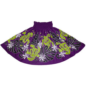 Vestido Largo de Algodón 100% para Mujer, Estilo Hawaiano, con Bordado Floral Tropical, Ligero y Fluido, Ideal para Vacaciones en la Playa o en las Islas - Product Image 2