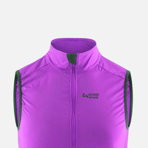 Chalecos cortavientos para hombre con cuello alto, de color sólido y diseño sólido, venta al por mayor, chaleco informal de invierno de alta calidad para hombre - Product Image 4