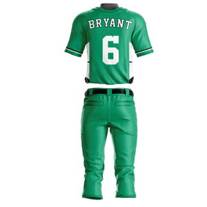 Full Set Custom Plus Size Baseball Uniforms for College Tournaments-Breathable 100% Polyester Team & Good Quality Baseball - Product Image 1