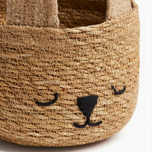 Cesta de algas marinas con forma de oso, hecha a mano, para almacenamiento, venta al por mayor, ecológica, fabricada en Vietnam - Product Image 2