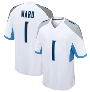 Camiseta de Fútbol en Oferta, Bordado Azul # 1 Jersey de Cameron Ward para hombre de Tennessee - Product Image 2