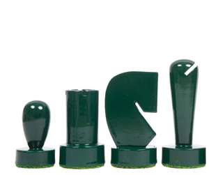 Jeu d'échecs de luxe moderne style Berliner avec boîte en bois décorée et peinte au meilleur prix - Product Image 1