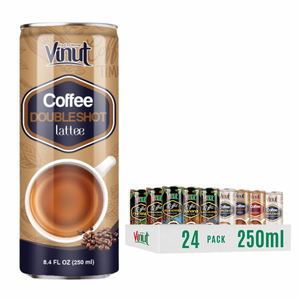 กาแฟโรบัสต้าเวียดนาม รสคลาสสิค ชนิดน้ำเข้มข้น 10 บริกซ์ บรรจุกระป๋องอะลูมิเนียม 250 มล. VINUT ผู้นำเข้าและจัดจำหน่ายส่ง สำหรับธุรกิจโฮเรก้า - Product Image 1
