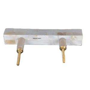 Manijas de muebles con incrustaciones de madreperla hechas a mano, tiradores decorativos para cajones y pomos de gabinete para muebles de oficina de lujo - Product Image 1
