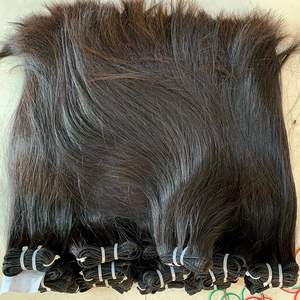 Cheveux humains vietnamiens doux et soyeux os droit machine trame extension de cheveux humains vente en gros - Product Image 4