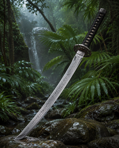 Épée de Damas à prix abordable, acier forgé à la main, OEM ODM, couteau écologique, qualité supérieure, meilleure épée de Damas artisanale - Product Image 3