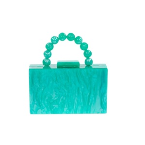 Sac à main en résine époxy, couleurs personnalisées, forme rectangulaire, sac de soirée pour femmes, sac à main en résine le plus vendu à bon prix - Product Image 3