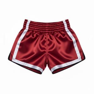 Shorts de Muay Thai pour hommes de haute qualité, couleur unie, taille haute élastique, qualité supérieure, respirants, séchage rapide - Product Image 3
